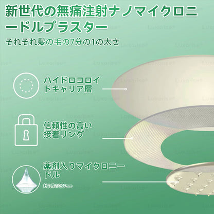 🧃公式ストア Luxarise® モリンガ＆ベルベリン 10-IN-1 高機能ナノマイクロニードルパッチ（1日1回、7日で変化を実感） 肥満・糖尿病・睡眠時無呼吸症候群・関節の悩み向け